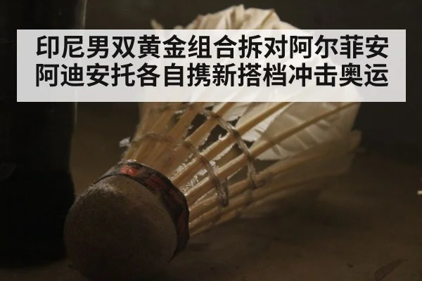 印尼男双黄金组合拆对阿尔菲安阿迪安托各自携新搭档冲击奥运